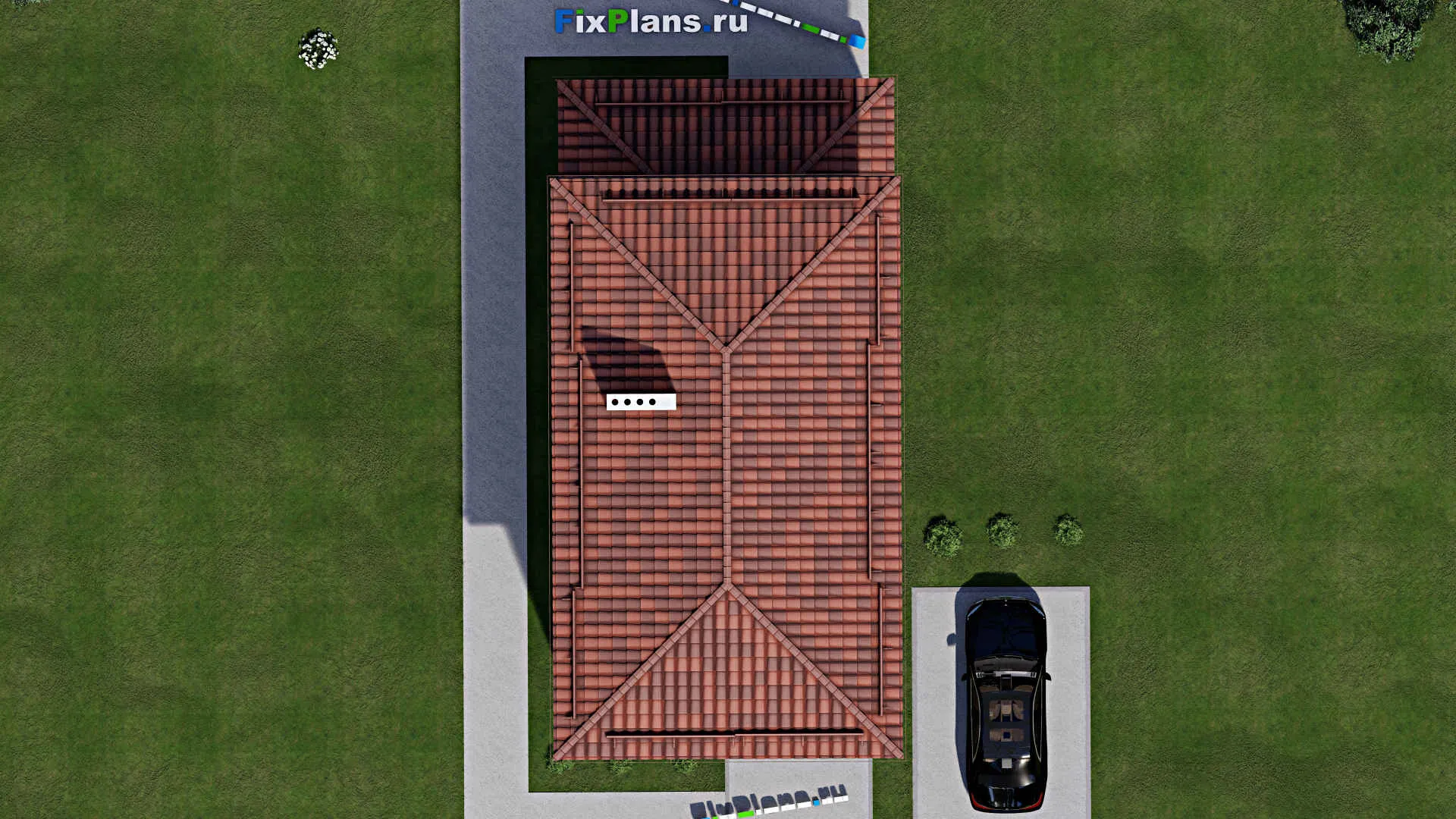 F-4382 - Проект двухэтажного дома 7 на 15, площадью 130 м² с террасой, балконом и 3 спальнями